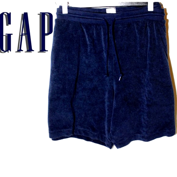 Gap Navy Terry Cloth (Towel material) Shorts XL - Picture 10 of 10